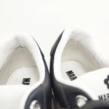 MARY QUANT アイコンデイジーバイカラー スニーカー サイズS スニーカー ブラック ホワイト レディース マリークヮント【中古】5-1210G◎