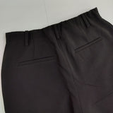 J.PRESS セラテリーダブルクロス セミワイド パンツ 定価22990円 PRGJGS0041 パンツ 24AW ブラック レディース ジェイプレス【中古】5-1101T∞