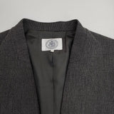 J.PRESS T/Rアルガンシルク ノーカラー ジャケット 24AW グレー レディース ジェイプレス【中古】5-1204M∞