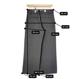 J.PRESS T/Rアルガンシルク ワイド パンツ 定価18920円 PRGJCA0951 パンツ 24AW グレー レディース ジェイプレス【中古】5-1101T∞