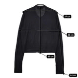 Brooks Brothers クルーネック ウール100％ カーディガン ブラック レディース ブルックスブラザーズ【中古】5-0917T∞