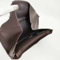 HIROKO HAYASHI クラッチ ロングウォレット チェーン付き 小銭入れなし 長財布 ブラウン レディース ヒロコハヤシ【中古】5-0512G∞