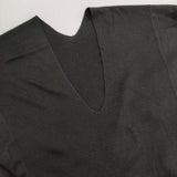 JOSEPH シルクカシミヤ ケープ プルオーバー ポンチョ ブラック レディース ジョセフ【中古】5-0917T∞