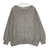 YARRA アルパカ リネン セーター ニット グレー レディース ヤラ【中古】5-0917T∞