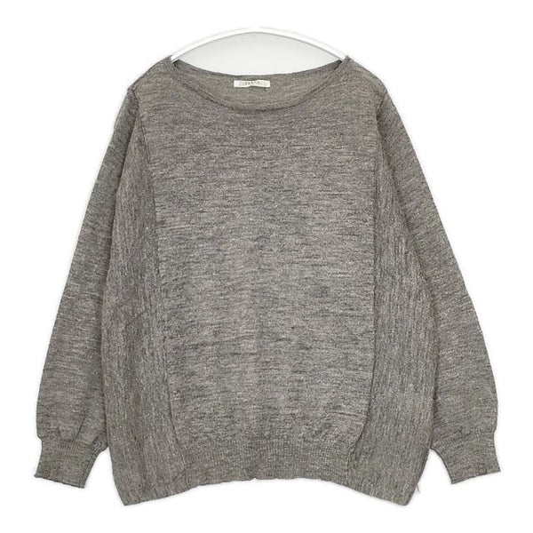 YARRA アルパカ リネン セーター ニット グレー レディース ヤラ【中古】5-0917T∞