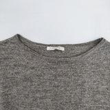 YARRA アルパカ リネン セーター ニット グレー レディース ヤラ【中古】5-0917T∞