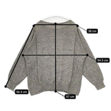 YARRA アルパカ リネン セーター ニット グレー レディース ヤラ【中古】5-0917T∞