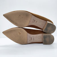 PELLICO ANDREA スエード チャンキーヒールパンプス 37.5サイズ 2593 定価50600円 パンプス キャメル レディース ペリーコ【中古】5-0717G◎