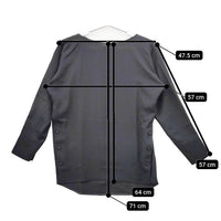 qualite サイドボタンTブラウス 定価14490円 ブラウス シャツ ブラック レディース カリテ【中古】5-0602M∞