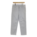 qualite e×qualite クロップドデニム 定価26400円 デニムパンツ ライトグレー レディース カリテ【中古】5-0821G∞