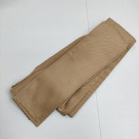 qualite ツイルシャツワンピース 定価24970円 比翼ボタン ベルト付き ワンピース キャメル レディース カリテ【中古】5-0821M∞