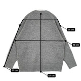 IENA 新品 AQUA Vネックカーディガン 定価22000円 23080900701030 ウールカシミヤ カーディガン 23AW グレー レディース イエナ【中古】5-1101T∞