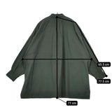 TICCA ビブヨークチュニック 定価29700円 TBAA-036 ブラウス シャツ グリーン レディース ティッカ【中古】5-0821M∞