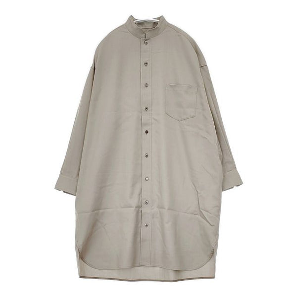 TICCA ウォッシャブルウールスタンドチュニック 定価31900円 TBBA-141 ワンピース グレージュ レディース ティッカ【中古】5-1029T∞