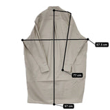 TICCA ウォッシャブルウールスタンドチュニック 定価31900円 TBBA-141 ワンピース グレージュ レディース ティッカ【中古】5-1029T∞