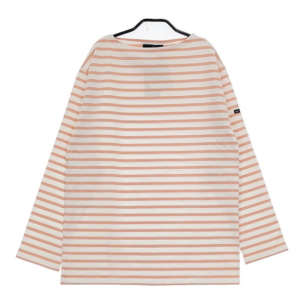 SAINT JAMES 新品 ウェッソン バスクボーダー 定価13200円 イエナ取扱 カットソー 24SS ピンク レディース セントジェームス【中古】5-0513M♪