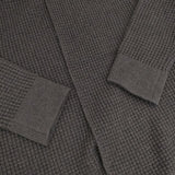 evam eva カシミヤ ワッフルニット E173K119 羽織 カーディガン チャコールグレー レディース エヴァムエヴァ【中古】5-1101T∞