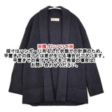 evam eva カシミヤ ワッフルニット E173K119 羽織 カーディガン チャコールグレー レディース エヴァムエヴァ【中古】5-1101T∞