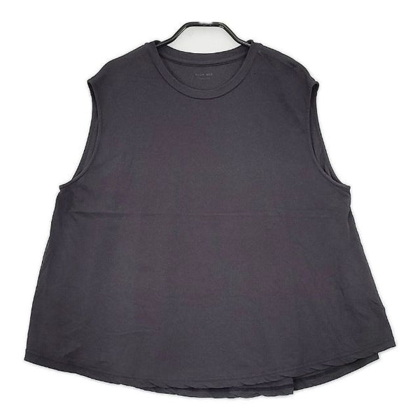 evam eva cotton sleeveless pullover 定価16500円 E231C223 ノースリーブ Ｔシャツ カットソー 23SS チャコールグレー レディース エヴァムエヴァ【中古】5-0528S∞