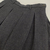 45R/45rpm/FOX BROTHERS UNWASHEDメルトンスカート ネイビー グレー フォーティーファイブアールピーエム/フォックスブラザーズ【中古】5-0920T♪