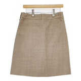 45R/45rpm プリーツ ウール スカート ベージュ レディース フォーティーファイブアールピーエム【中古】5-1029T∞