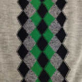 umii 908/45R/45rpm ウールジャガードベスト 女の子 ノースリーブニット ベスト グレー レディース ウミフォーティーファイブアールピーエム【中古】5-1029T∞