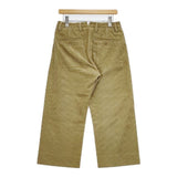 YAECA WRITE 98651 コットンウール コーデュロイ パンツ ベージュ レディース ヤエカ【中古】5-1029T∞