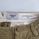 YAECA WRITE 98651 コットンウール コーデュロイ パンツ ベージュ レディース ヤエカ【中古】5-1029T∞