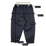 NO CONTROL AIR ポリエステルウール 二重編みニット 製品洗い パンツ ネイビー レディース ノーコントロールエアー【中古】5-1029T∞