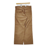 homspun 細コールひもパンツ コーデュロイ 定価25300円 222-3374 パンツ ブラウン レディース ホームスパン【中古】5-1101T∞