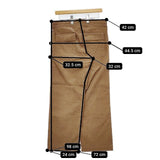 homspun 細コールひもパンツ コーデュロイ 定価25300円 222-3374 パンツ ブラウン レディース ホームスパン【中古】5-1101T∞