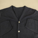 ゴーシュ G134-K0003 コットンカシミヤ カーディガン ネイビー レディース ゴーシュ【中古】5-1029T∞