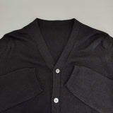 ゴーシュ G134-K0003 コットンカシミヤ ニット カーディガン ブラック レディース ゴーシュ【中古】5-1029T∞