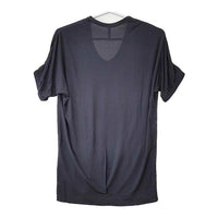 NO CONTROL AIR 製品染め モダール リヨセル 半袖Ｔシャツ カットソー ネイビー レディース ノーコントロールエアー【中古】5-0528S∞
