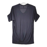 NO CONTROL AIR 製品染め モダール リヨセル 半袖Ｔシャツ カットソー ネイビー レディース ノーコントロールエアー【中古】5-0528S∞