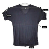 NO CONTROL AIR 製品染め モダール リヨセル 半袖Ｔシャツ カットソー ネイビー レディース ノーコントロールエアー【中古】5-0528S∞