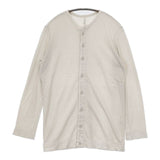 NO CONTROL AIR コットン レーヨン カーディガン 製品染め 長袖Ｔシャツ カットソー ロンＴ ベージュ レディース ノーコントロールエアー【中古】5-0907M∞