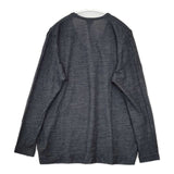 NO CONTROL AIR ウールテンセル 製品洗い 長袖Ｔシャツ カットソー ロンＴ チャコールグレー レディース ノーコントロールエアー【中古】5-1029T∞