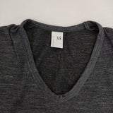 NO CONTROL AIR ウールテンセル 製品洗い 長袖Ｔシャツ カットソー ロンＴ チャコールグレー レディース ノーコントロールエアー【中古】5-1029T∞