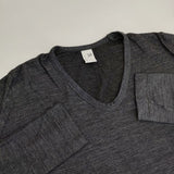 NO CONTROL AIR ウールテンセル 製品洗い 長袖Ｔシャツ カットソー ロンＴ チャコールグレー レディース ノーコントロールエアー【中古】5-1029T∞