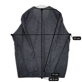 NO CONTROL AIR ウールテンセル 製品洗い 長袖Ｔシャツ カットソー ロンＴ チャコールグレー レディース ノーコントロールエアー【中古】5-1029T∞