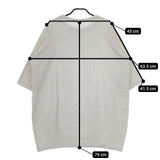 FIR MUM FR181T7 コットンプルオーバー 製品洗い ワンピース チュニック ライトグレー レディース フィルマム【中古】5-0602M∞