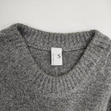 NO CONTROL AIR アンゴラ混 セーター ニット グレー レディース ノーコントロールエアー【中古】5-1022T∞