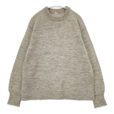 homspun 232-7906 シェットランドプルオーバー ウール セーター ニット ベージュ レディース ホームスパン【中古】5-1101T∞