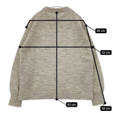 homspun 232-7906 シェットランドプルオーバー ウール セーター ニット ベージュ レディース ホームスパン【中古】5-1101T∞