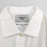 YAECA WRITE　90103 コットンラミー 長袖シャツ ホワイト レディース ヤエカ【中古】5-0602M∞