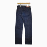 homspun 122-3216 ジーンズ コットン サイズM デニムパンツ ネイビー レディース ホームスパン【中古】5-0821G∞
