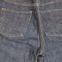 homspun 122-3216 ジーンズ コットン サイズM デニムパンツ ネイビー レディース ホームスパン【中古】5-0821G∞