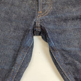 homspun 122-3216 ジーンズ コットン サイズM デニムパンツ ネイビー レディース ホームスパン【中古】5-0821G∞