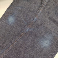 homspun 122-3216 ジーンズ コットン サイズM デニムパンツ ネイビー レディース ホームスパン【中古】5-0821G∞